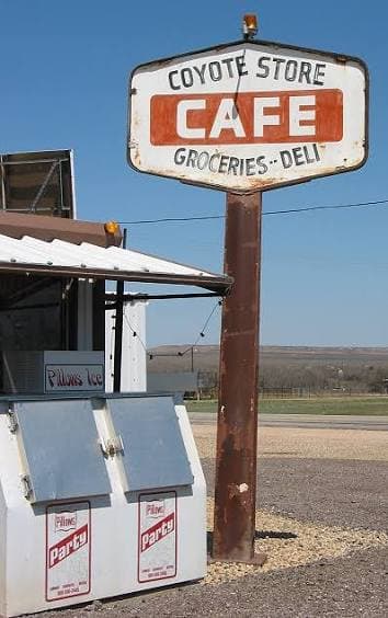The Legendary Coyote Store in Gail, Texas